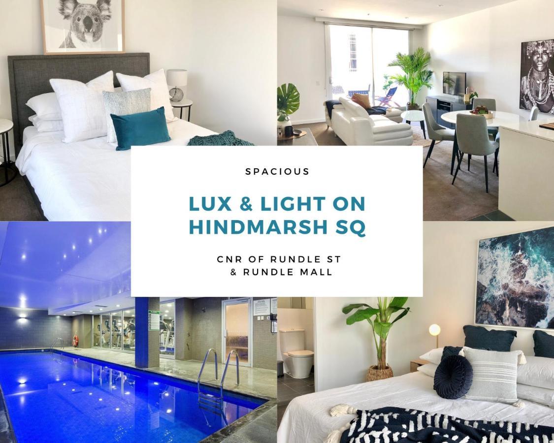 Lux 2Br Apt On Hindmarsh Sq-Pool-Gym-Sauna-Parking Аделаида Экстерьер фото